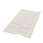 Tapis chiffon 75x135 blanc tapis de chiffon en coton