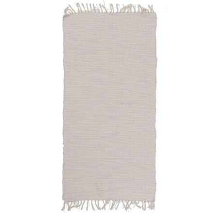 Tapis chiffon 138x68 beige tapis chiffon en coton