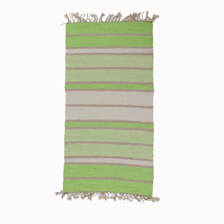 Tapis chiffon 71x137 vert tapis de chiffon en coton