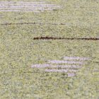 Tapis chiffon 80x270 tapis coureur en coton vert