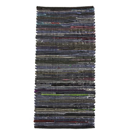 Tapis chiffon 63x123 coloré tapis de chiffon en coton