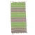 Tapis chiffon 68x131 vert-gris tapis de chiffon en coton