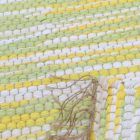 Tapis chiffon 72x134 coloré tapis de chiffon en coton