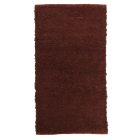 Tapis chiffon 126x70 peluche marron tapis chiffon en coton