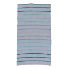 Tapis chiffon 78x149 bleue tapis de chiffon en coton