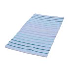 Tapis chiffon 78x149 bleue tapis de chiffon en coton