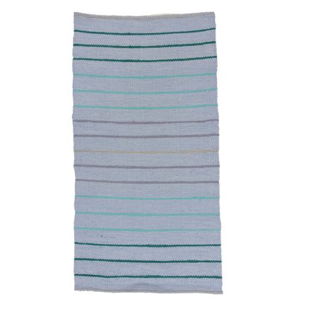 Tapis chiffon 78x149 bleue tapis de chiffon en coton