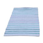 Tapis chiffon 78x149 bleue tapis de chiffon en coton