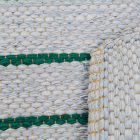 Tapis chiffon 78x149 bleue tapis de chiffon en coton