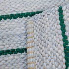 Tapis chiffon 80x149 bleue tapis de chiffon en coton