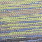 Tapis chiffon 73x123 coloré tapis de chiffon en coton