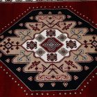 Tapis classique bordeaux 60x90 tapis mécanique en polyester