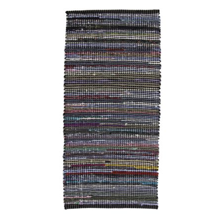 Tapis chiffon 60x125 coloré tapis de chiffon en coton