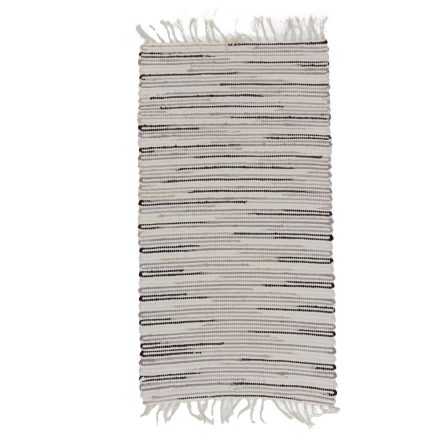 Tapis chiffon 60x113 blanc tapis de chiffon en coton