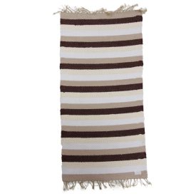Tapis chiffon 68x140 coloré tapis de chiffon en coton