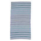 Tapis chiffon 73x145 bleue tapis de chiffon en coton