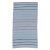 Tapis chiffon 73x145 bleue tapis de chiffon en coton