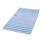 Tapis chiffon 73x145 bleue tapis de chiffon en coton