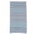 Tapis chiffon 73x145 bleue tapis de chiffon en coton