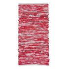 Tapis chiffon 70x143 tapis en coton rouge