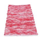 Tapis chiffon 70x143 tapis en coton rouge