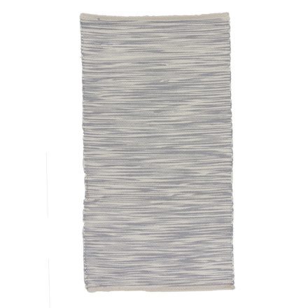 Tapis chiffon 69x126 blanc tapis de chiffon en coton