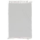 Tapis chiffon 91x70 blanc tapis chiffon en coton