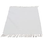 Tapis chiffon 91x70 blanc tapis chiffon en coton