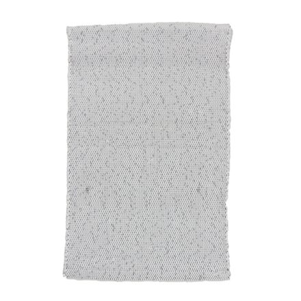 Tapis chiffon 95x60 blanc tapis chiffon en coton