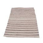Tapis chiffon 82x151 marron tapis de chiffon en coton