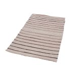 Tapis chiffon 82x151 marron tapis de chiffon en coton