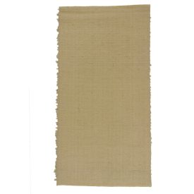 Tapis chiffon 92x172 beige tapis de chiffon en coton