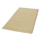 Tapis chiffon 92x172 beige tapis de chiffon en coton