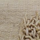 Tapis chiffon 92x172 beige tapis de chiffon en coton