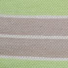 Tapis chiffon 70x128 vert-marron tapis de chiffon en coton