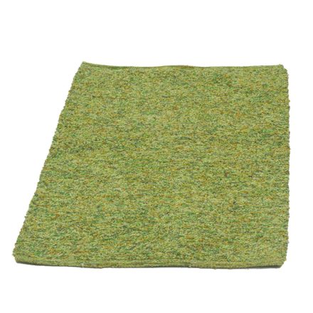 Tapis chiffon 60x88 vert tapis de chiffon en coton