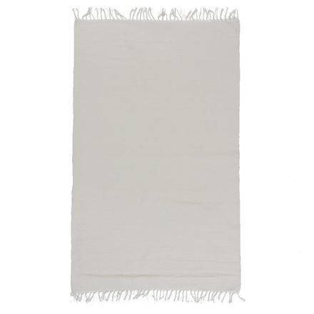 Tapis chiffon 203x126 blanc tapis chiffon en coton