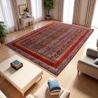 Tapis Oriental Shawal 205x291 Tapis Afghan fait main de salon
