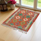 Tapis Kilim Afghan 90x65 kilim ethnique tissé main