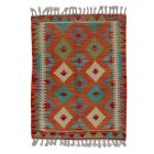 Tapis Kilim Afghan 90x65 kilim ethnique tissé main