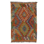 Tapis Kilim Chobi 64x90 kilim en laine afghane tissé main