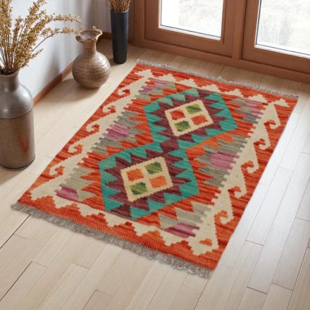 Tapis Kilim Chobi 96x64 kilim en laine afghane tissé main