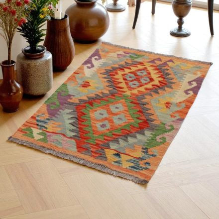 Tapis Kilim Chobi 95x67 kilim en laine afghane tissé main