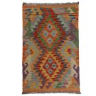 Tapis Kilim Chobi 95x67 kilim en laine afghane tissé main