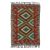 Tapis Kilim Chobi 59x87 kilim en laine afghane tissé main