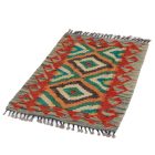 Tapis Kilim Chobi 59x87 kilim en laine afghane tissé main