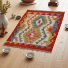 Tapis Kilim Chobi 99x62 kilim en laine afghane tissé main