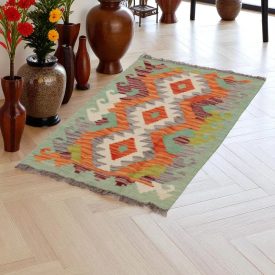 Tapis Kilim tissé main Chobi 65x91 tapis Kilim afghan