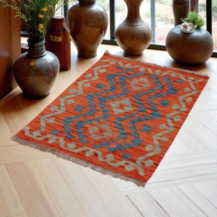 Tapis Kilim Chobi 90x62 kilim en laine afghane tissé main