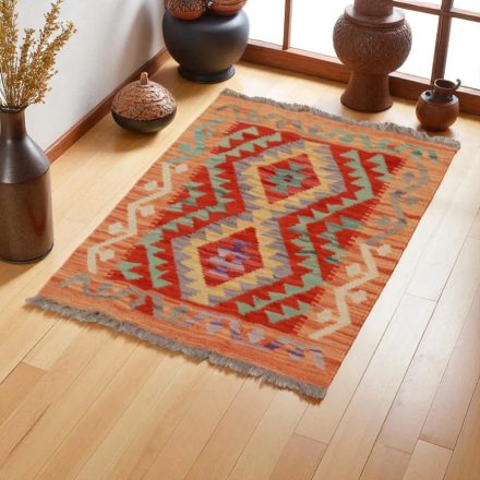 Tapis Kilim Chobi 87x64 kilim en laine afghane tissé main